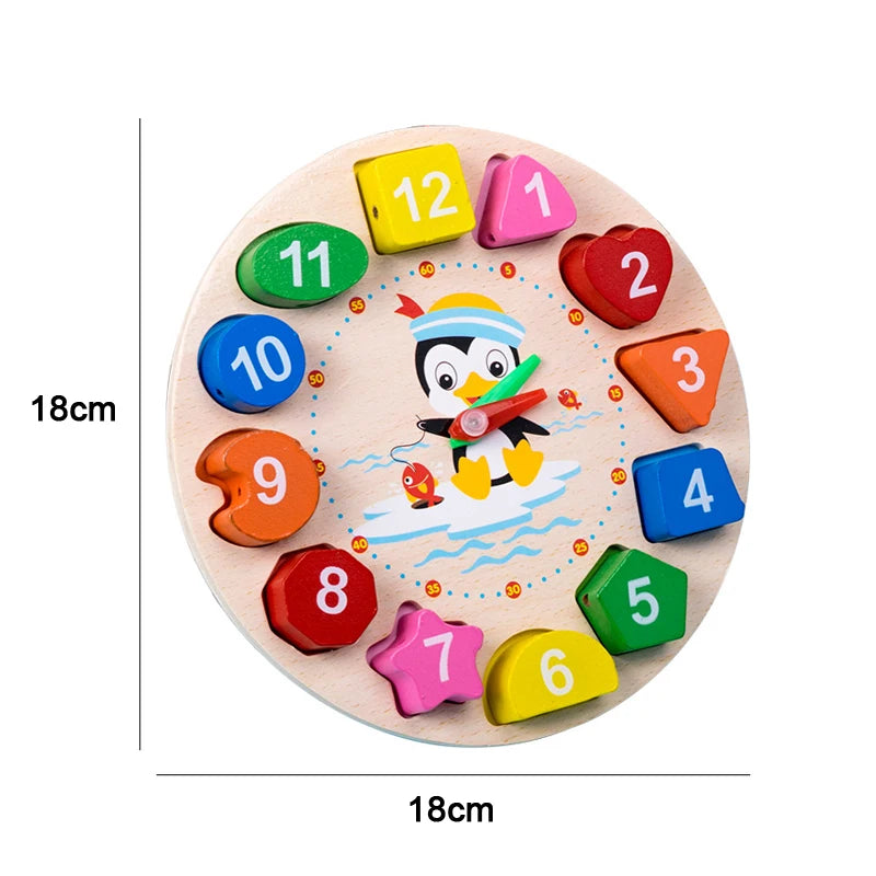 Quebra-Cabeça 3D de Madeira Montessori QWZ - Brinquedo Educativo com Temas Animais, Profissões e Música para Crianças 0-6 AnosBirthday Gifts