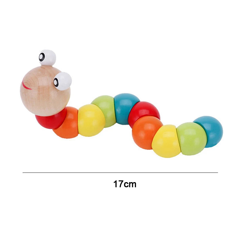 Quebra-Cabeça 3D de Madeira Montessori QWZ - Brinquedo Educativo com Temas Animais, Profissões e Música para Crianças 0-6 AnosBirthday Gifts