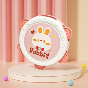 Tambor Musical Infantil - Brinquedo Montessori para Bebês 1-3 Anos - Desenvolvimento Motor e Musical - Certificação CE - Dawndesslo