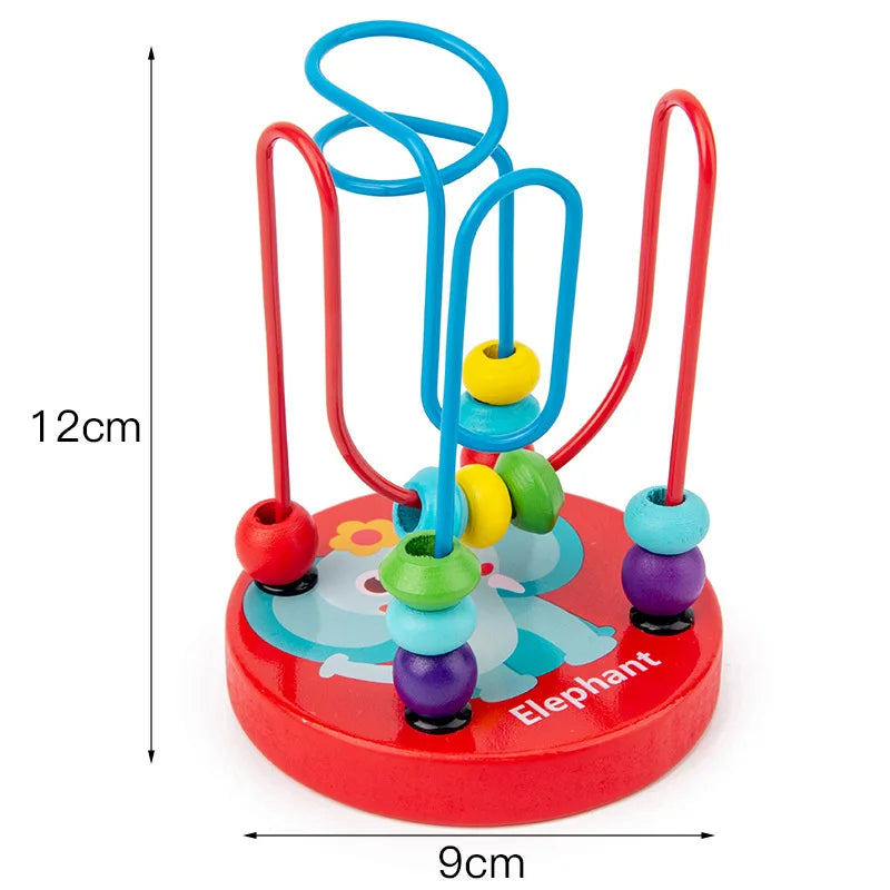 Quebra-Cabeça 3D de Madeira Montessori QWZ - Brinquedo Educativo com Temas Animais, Profissões e Música para Crianças 0-6 AnosBirthday Gifts