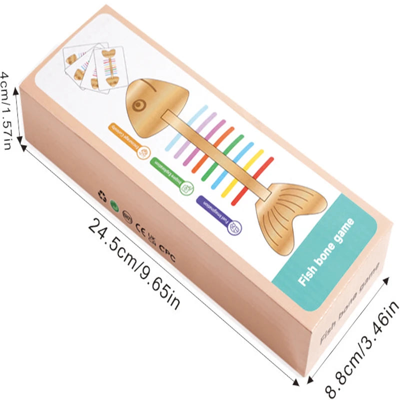 Jogo de Equilíbrio Montessori com Pinos de Madeira - Brinquedo Sensorial de Combinação de Cores para Crianças 3-6 Anos